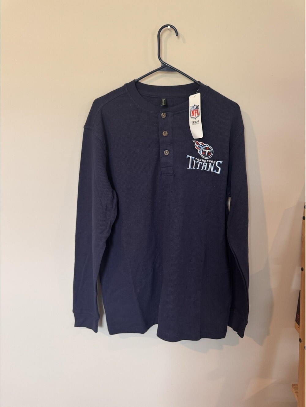 NWT NFL Tennessee Titans Waffle Knit Sweatshirt Women's Size M